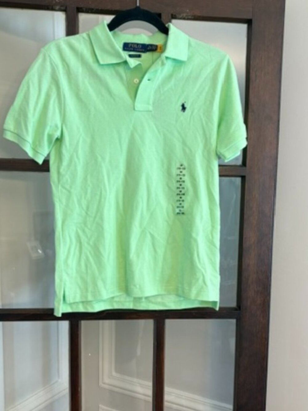 Polo Ralph Lauren Boys Neon Green Polo Shirt, Size Medium (10-12)